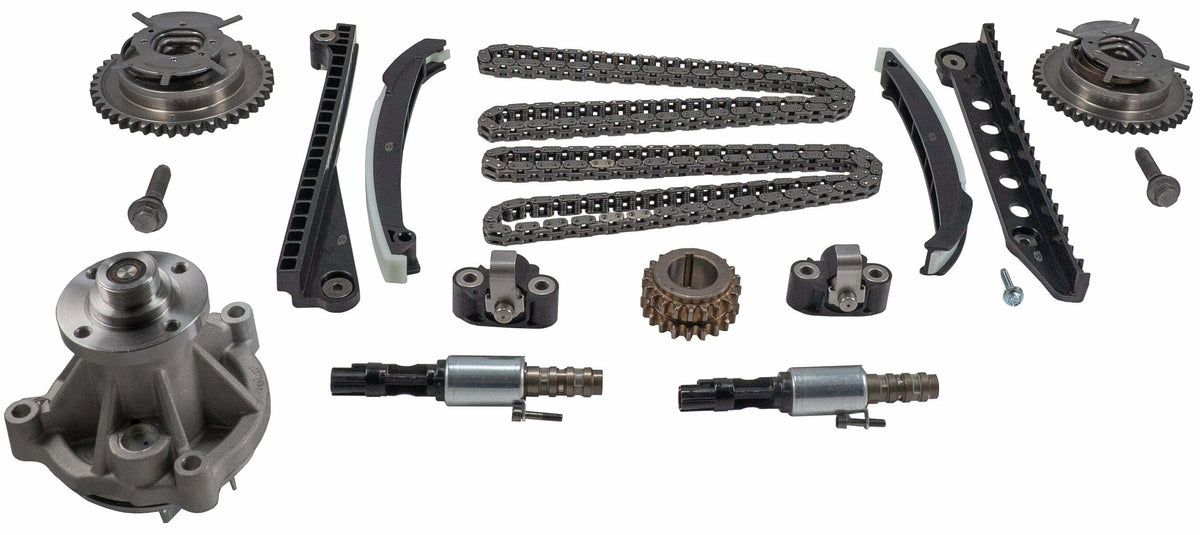 Melling 3-391SCK3 Stock Replacement Engine Timing Chain Kit with Water Pump