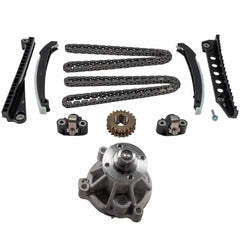 Melling 3-391SCWP Stock Replacement Engine Timing Chain Kit with Water Pump