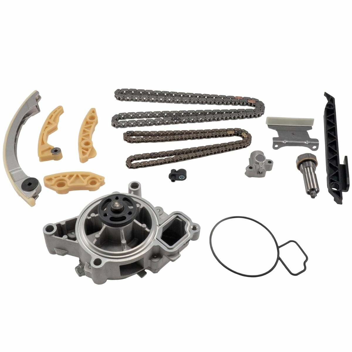 Melling 3-4201SXHWP Stock Replacement Engine Timing Chain Kit with Water Pump