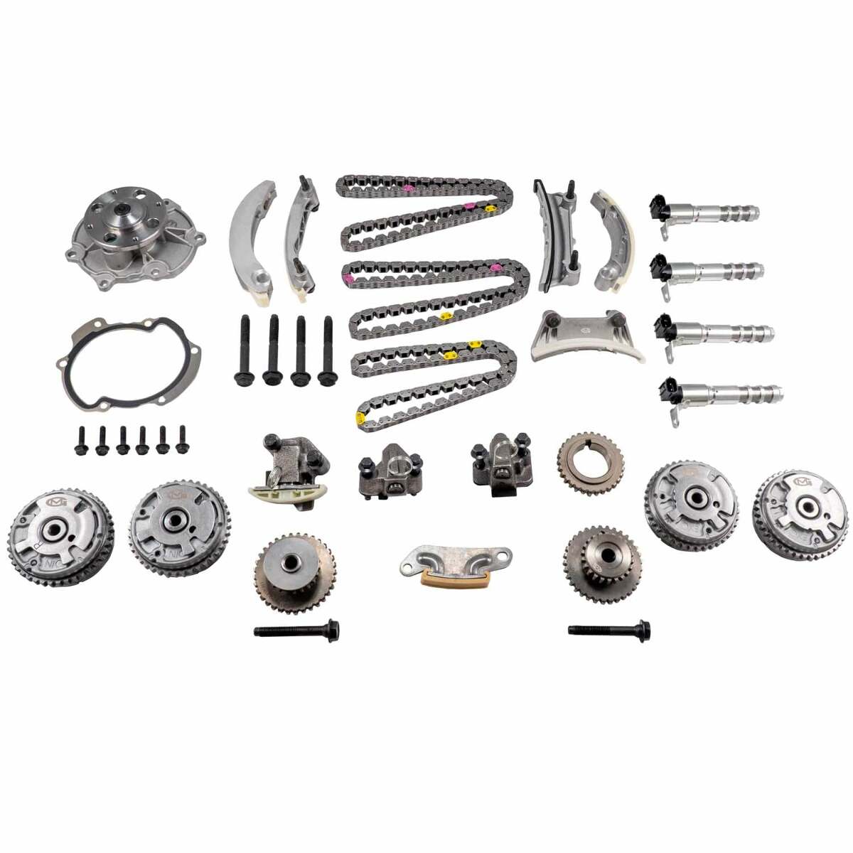 Melling 3-753SK3 Stock Replacement Engine Timing Chain Kit with Water Pump