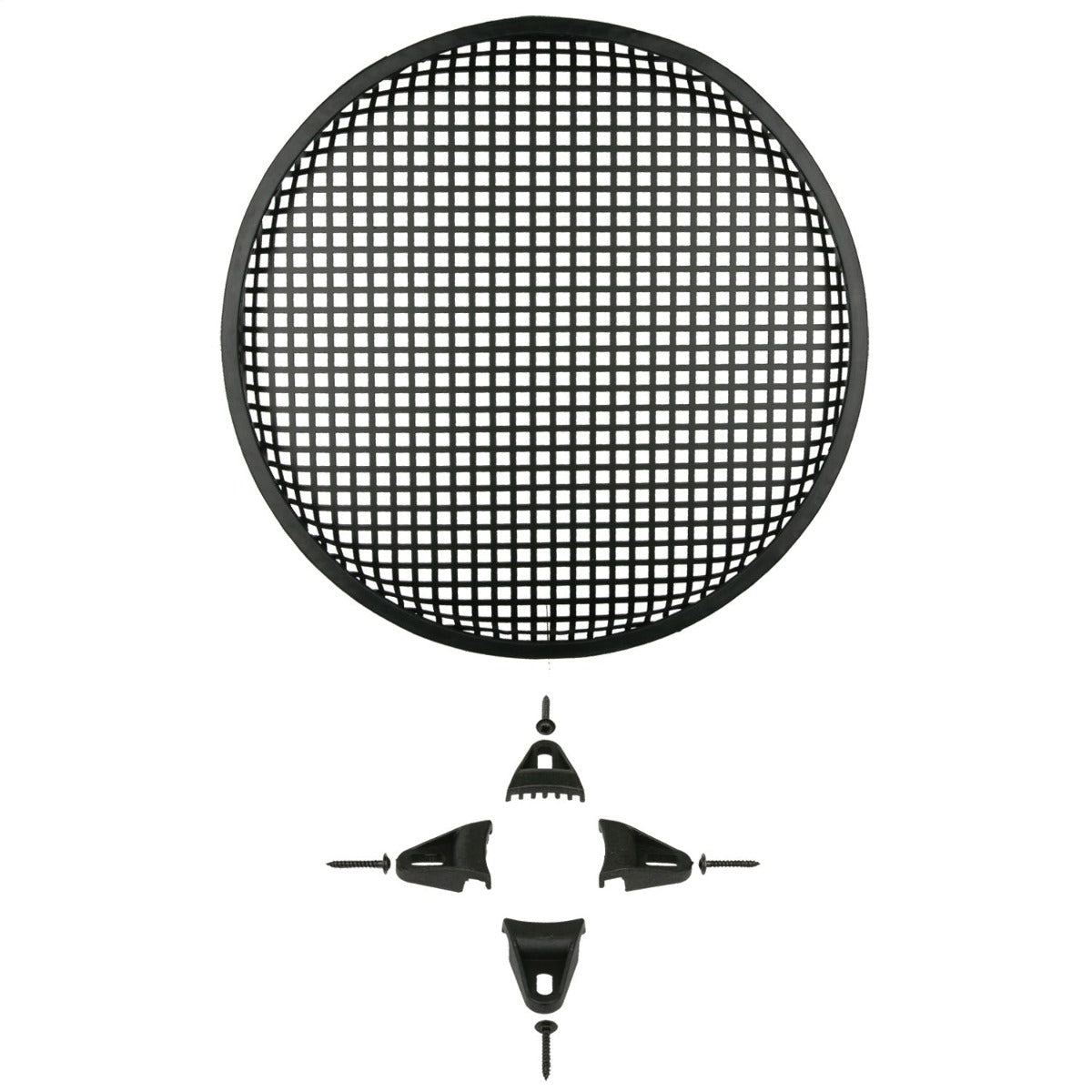 Metra Electronics 85-9012 12 IN STEEL WOOFER GRILLE W/HW