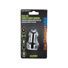 Metra Electronics AXM-2USB-CLA Compact 2.1 AMP Dual Port USB Car Charger