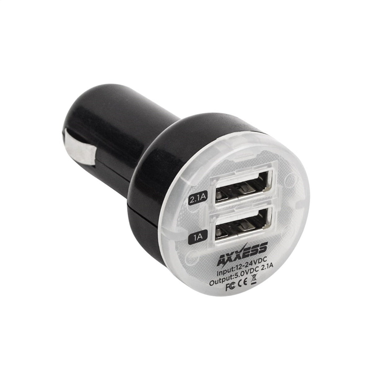 Metra Electronics AXM-2USB-CLA Compact 2.1 AMP Dual Port USB Car Charger
