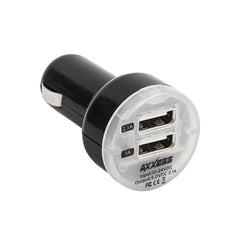 Metra Electronics AXM-2USB-CLA Compact 2.1 AMP Dual Port USB Car Charger