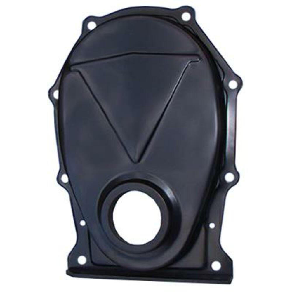 Milodon BB Mopar Black Timing Cover w/tab 65650