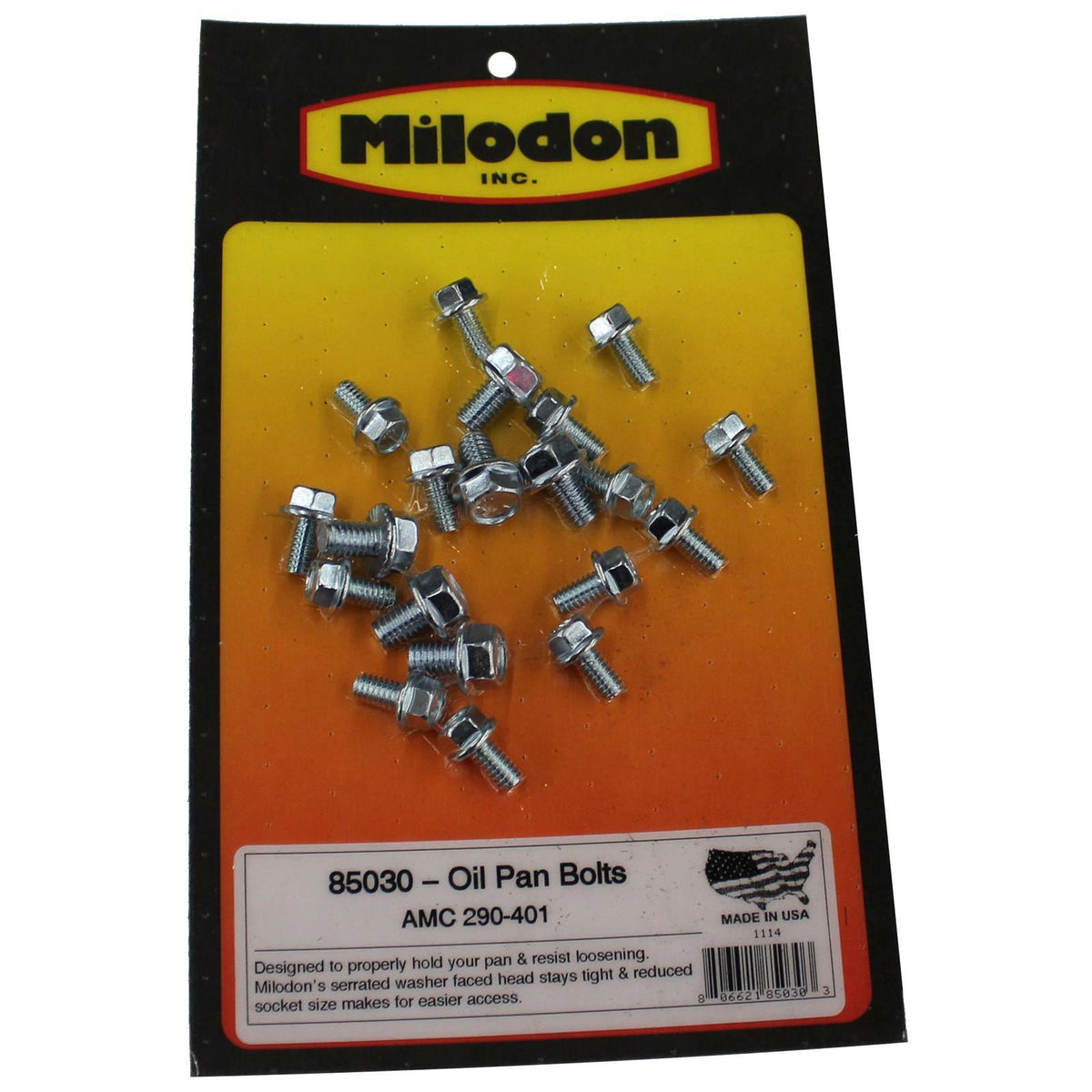 Milodon AMC Pan Bolts 85030
