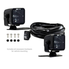 Mishimoto BNLT-BR-21-DT2S Borne Off-Road Direct-Fit Ford Bronco Ditch Light Set (2) 3X3 Spot  BNLT-BR-21-DT2S