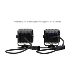 Mishimoto BNLT-BR-21-DT4S Borne Off-Road Direct-Fit Ford Bronco Ditch Light Set (4) 3X3 Spot  BNLT-BR-21-DT4S