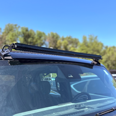 Mishimoto BNLT-COV-SS30BK Borne Off-Road Light Bar Cover Single Row 40 In. Black  BNLT-COV-SS30BK