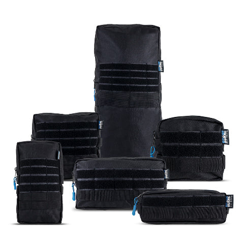 Mishimoto BNMP-B-002 Borne Off-Road Molle Pouch Set 6-Pack  BNMP-B-002