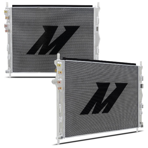 Mishimoto MMRAD-UNI-DRGN Universal 9" Drag Race Performance Aluminum Radiator Natural  MMRAD-UNI-DRGN