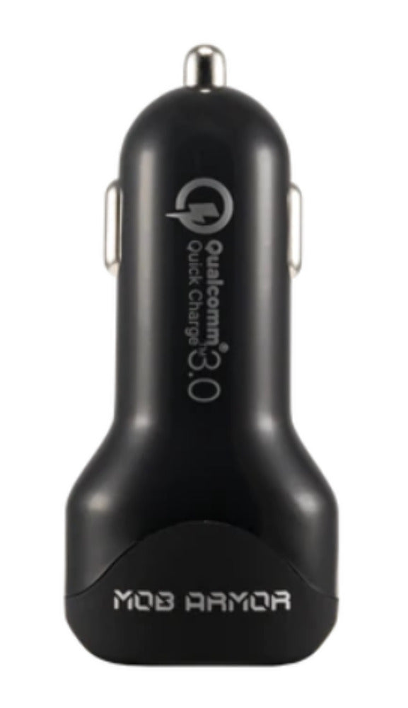 Mob Armor ACC-USB-QC3 Dual USB 3.0 Quick Charge Accessory - Black