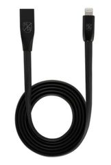 Mob Armor MOB-CBL-LGHTNG Braided Lightning QC3.0 Cable, 3ft - Black