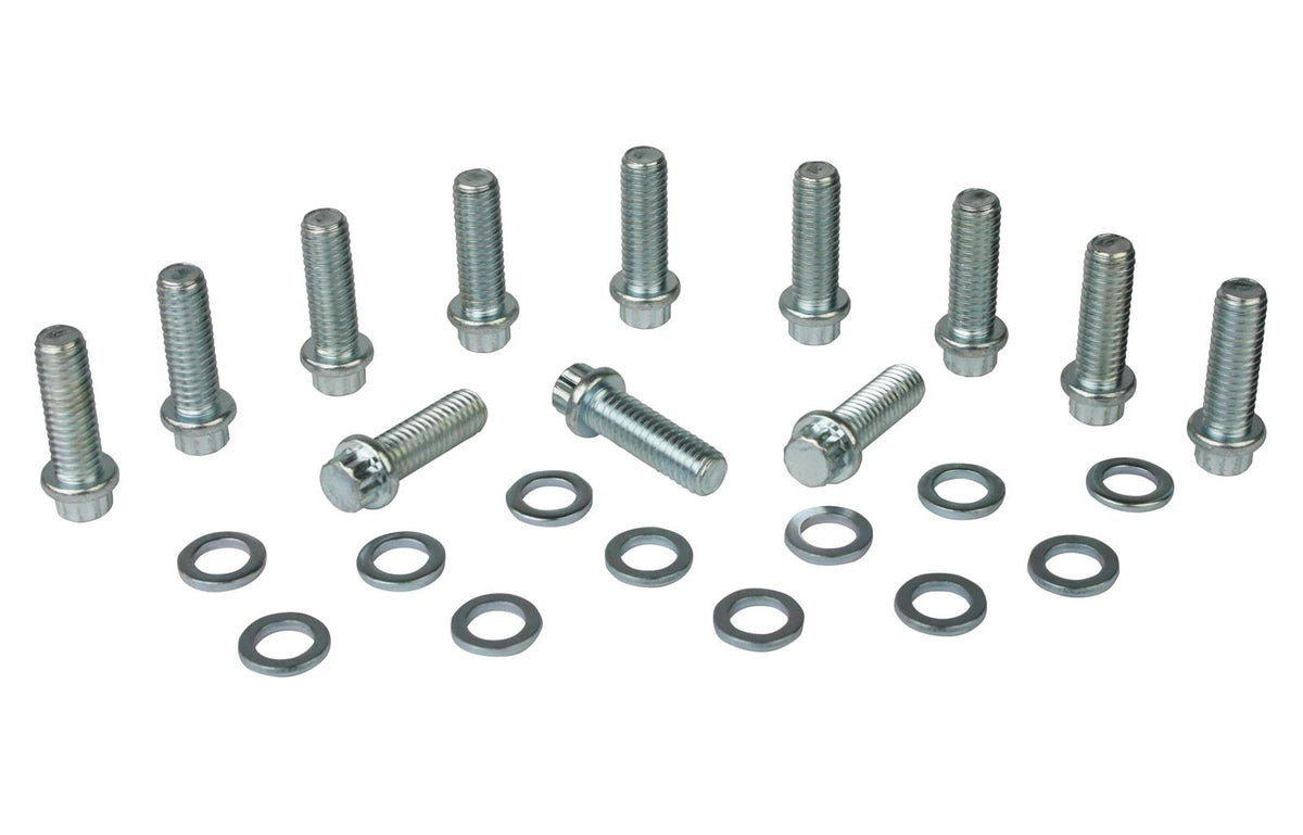 Moroso 38400 Intake Manifold Bolt Kit (SBC/90? V6 Chevy/SB Chrysler, 12pk)