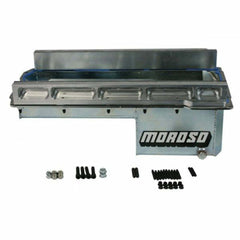 Moroso 20144 Wet Sump Steel Oil Pan (6 deep/Chevy LS Series, LS Next Kit, Street Strip)