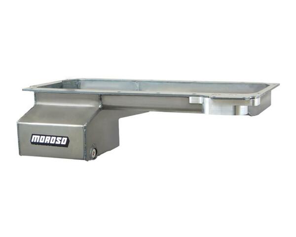 Moroso 20146 Wet Front Sump Oil Pan (6 deep/6.5qt/Baffled/Chevy GM LS Series)