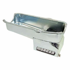 Moroso 20160 Wet Sump Steel Oil Pan (9.5 deep/7qt/Baffled/SBC-Pre-80 blocks- Most chassis)
