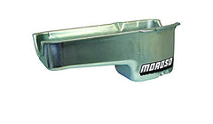 Moroso 20181 Wet Sump Steel Oil Pan (8.25 deep/6qt/Baffled/SBC 80-85 Blocks-Most chassis)