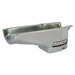 Moroso 20182 Wet Sump Steel Oil Pan (8.25 deep/6qt/Baffled/SBC 86+ Blocks-Most chassis)
