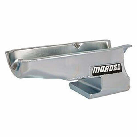 Moroso 20212 Wet Sump Steel Oil Pan (9 deep/6 qt/86+ blocks/62-67 Chevy II)