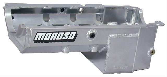 Moroso 20385 Internal Wet Sump Kicked-Out Aluminum Oil Pan (8 deep/6-7qt/BBC-Mark IV)