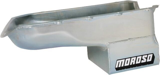 Moroso 20490 Wet Sump Steel Oil Pan (9-3/4 deep/8qt/Pontiac, 67-81 Firebird, 301-455)
