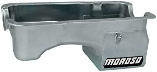 Moroso 20521 Wet Rear Sump Steel Oil Pan (9 deep/7qt/Ford Small Block, 289-302)