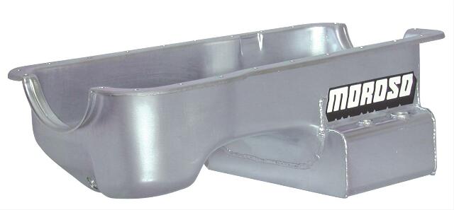 Moroso 20527 Wet Sump Kicked-Out Oil Pan (7.5 deep/7qt/Baffled/Ford SB-289-302: SCCA/NASA)
