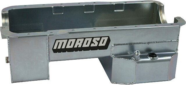 Moroso 20534 Wet Rear Sump Steel Oil Pan (7.5 deep/7qt/Baffled/ Ford SB-351W SCCA/NASA)