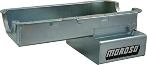 Moroso 20536 Wet Front Sump Steel Oil Pan (8 deep/7qt/Baffled/Ford Small Block 351W)