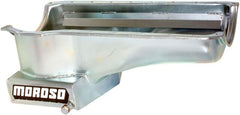 Moroso 20558 Wet Front Sump Kicked-Out Steel Oil Pan (8 deep/7qt/Ford Small Block 351C/351M)