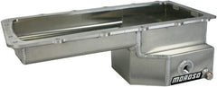 Moroso 20572 Wet Rear Sump Aluminum Oil Pan (6-5/8 deep/Ford 5.0 Modular Coyote Engines)