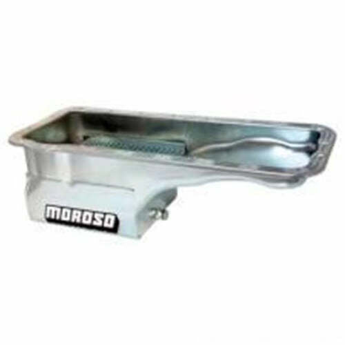 Moroso 20609 Wet Front Sump Steel Oil Pan (7-1/2 deep/7qt/Ford Big Block 352-428 FE)