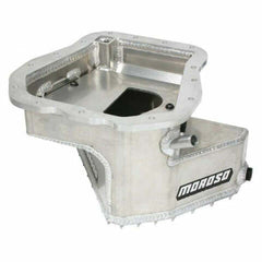 Moroso 20965 Wet Sump Aluminum Oil Pan (5qt/Billet Round/Baffled/Subaru EJ20/EJ22/EJ25)