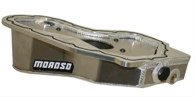 Moroso 20971 Wet Sump Aluminum Oil Pan (deep/6.25qt/Baffled/Toyota)