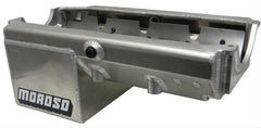 Moroso 21234 Wet Sump Kicked-Out Aluminum Oil Pan (8.25 deep/8qt/Windage Tray/Pre-85)