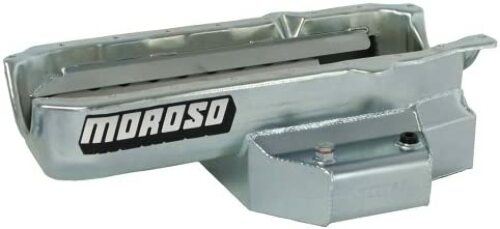 Moroso 21315 Wet Sump Kicked-Out Steel Oil Pan (6.5 deep/6qt/Baffled/SBC)