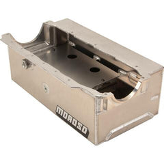 Moroso 21330 Wet Sump Kicked-Out Aluminum Oil Pan (7.25 deep/9.5qt/Baffled/Windage Tray/SBC)