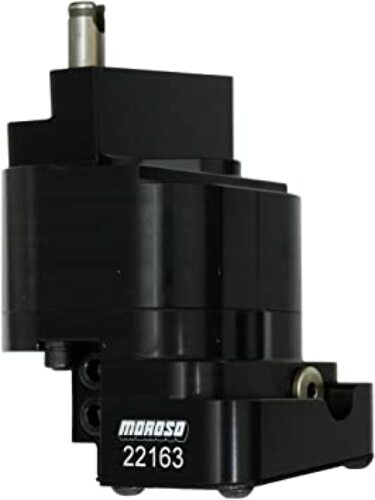 Moroso 22163 High Volume 6061-T6 Billet Aluminum Oil Pump (BBC, For 8 Deep Oil Pan)