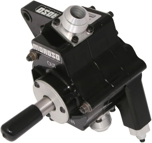 Moroso 22241 Single Stage Dry Sump Oil Pump for SBC/BBC Door (1.100 Pressure/1.100 Scavenge)
