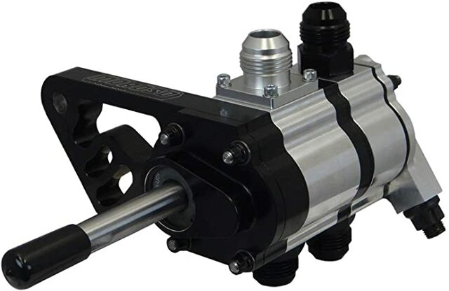 Moroso 22362 Tri-Lobe External Two-Stage Oil Pump (Fuel Pump Drive/Drivers Side Bracket)