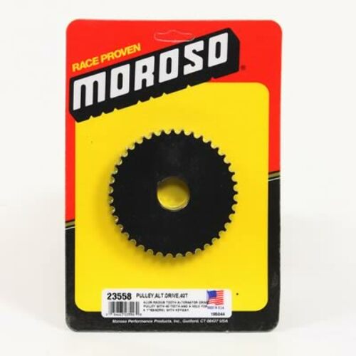 Moroso 23558 Radius Tooth Alternator Drive Pulley (40T)