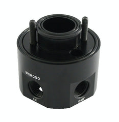 Moroso 23691 External Pump Filter Adapter (For SBC/BBC Mark IV, 2-1/2, -10AN Inlet/Outlet)