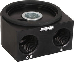 Moroso 23695 Universal Oil Cooler Sandwich Adapter (18mm, 1.5)