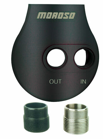 Moroso 23766 Large-Diameter Remote Oil Filter Mount