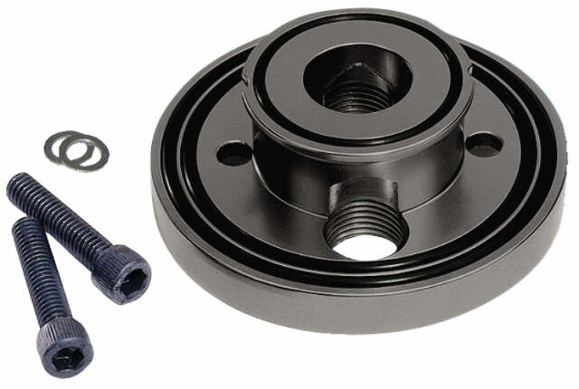 Moroso 23782 Billet Aluminum Oil Filter Block Off (For Merlin)