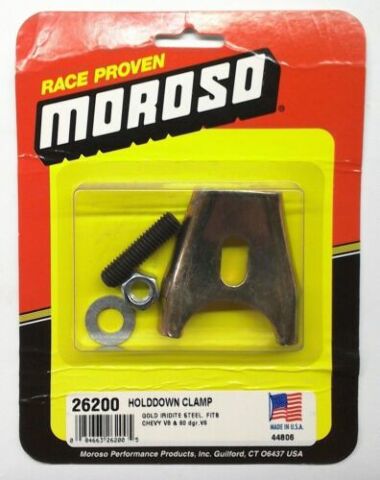 Moroso 26200 Extra-Thick Heavy-Duty Distributor Hold-down Clamps (For Chevy)