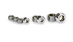 Moroso 39153 Chrome-Plated Pipe Plugs (1/2 NPT, 2pk)