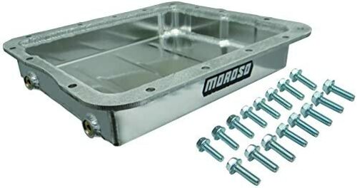 Moroso 42025 Fabricated Billet Rail Transmission Pan (GM 700R4/4L60E/4L65E/4L70E)