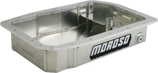 Moroso 42030 Fabricated Billet Rail Transmission Pan (GM 6L80 Camaro SS, 2010+)